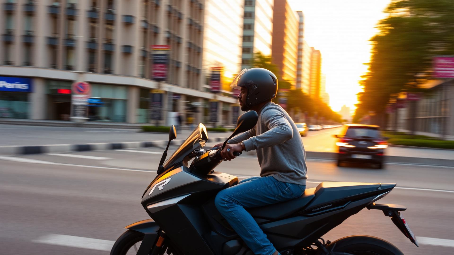 Golden-hour commute